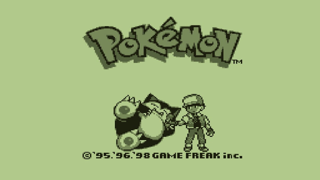 Pokemon: Original Gameboy Pokemon Title Screen